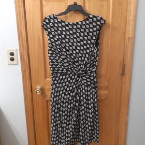 Ralph Lauren Blk/Wht Print dress 12